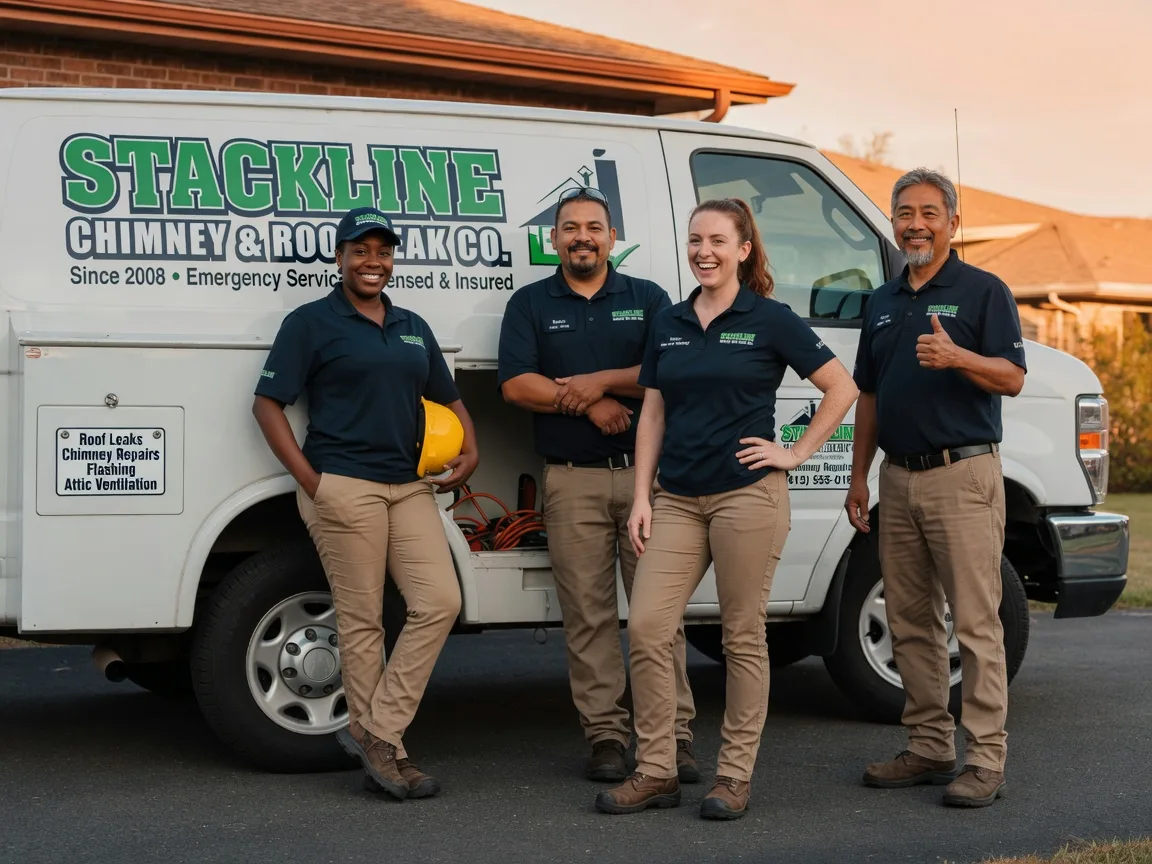 Chimney flashing repair company in Lentner, MO